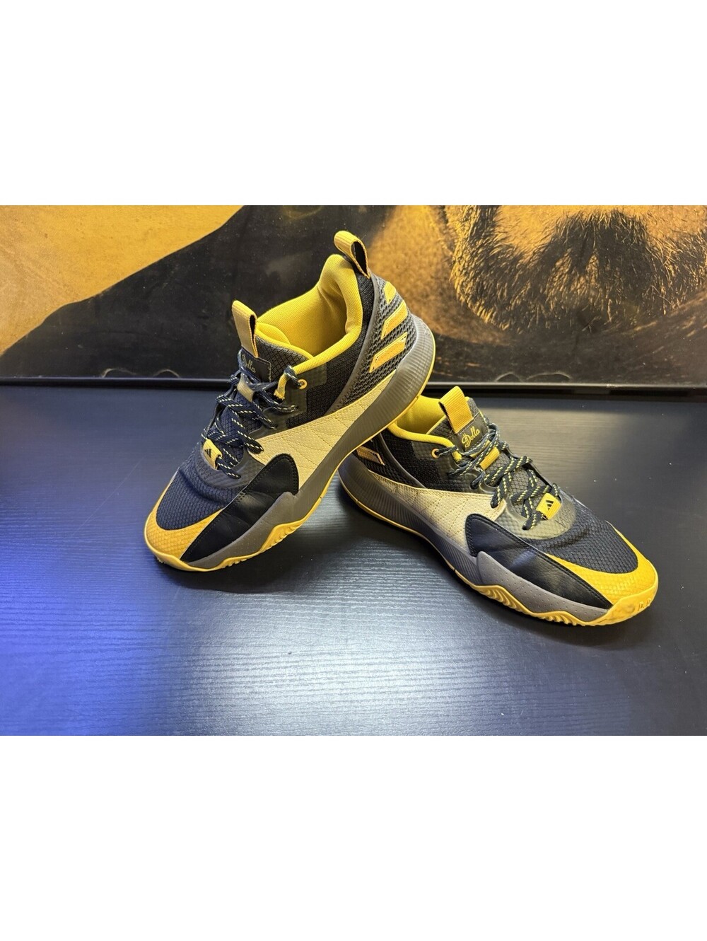 adidas Harden Vol. 7 Crew Yellow HQ3426 Basketball Shoes Men’s Size 11